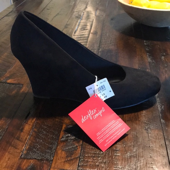 dexflex comfort Shoes - Dexflex Comfort Suede Wedge